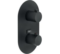 Термостатический смеситель для душа Nobili LIVE матовый черный WE00102/TBM 00000106786