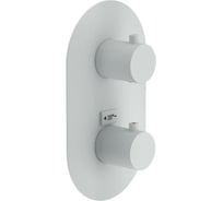 Термостатический смеситель для душа Nobili LIVE матовый белый WE00102/TWM 00000106787