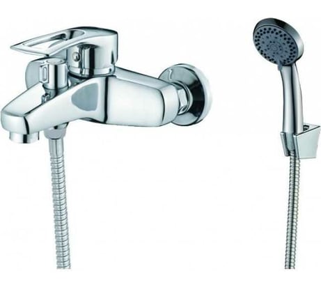 Смеситель для ванны ZOLLEN SIEGEN короткий излив, с аксессуарами SI61411641 448009