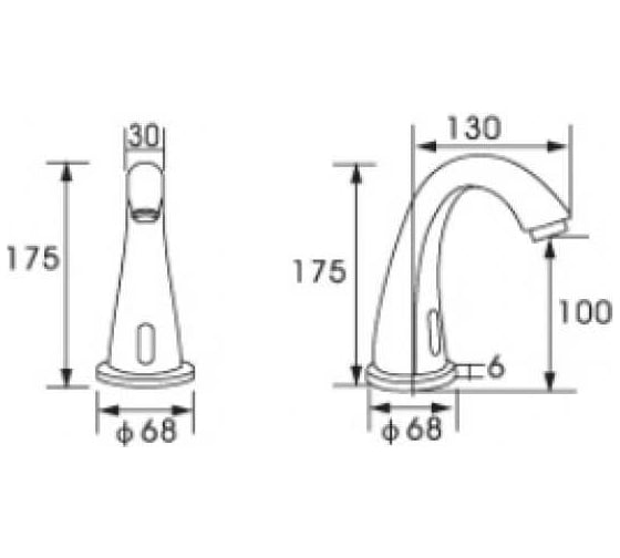 Сенсорный кран для умывальника ZOLLEN SENSOR SE92630131 463202