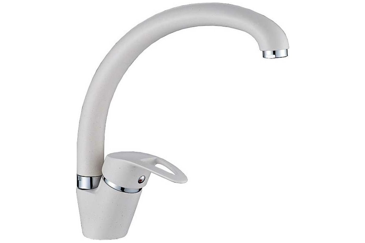 Смеситель ZOLLEN COLOR высокий излив, 35 мм, белый CO71612032WH 449667 ...