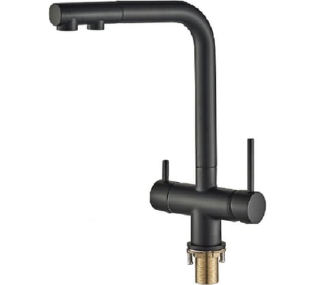 Смеситель для кухонной мойки OUTE с отдельным выходом под фильтр T610003BK-300