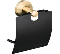 Держатель для туалетной бумаги Moroshka Oro Nero закрытый 925-106-01