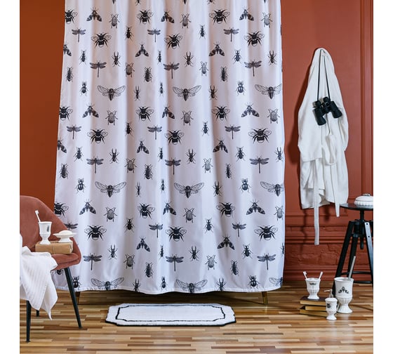 Дозатор для жидкого мыла Moroshka Buzz Fauna, 7,7x7,7x19 см., цвет белый 927-308-01