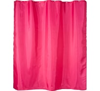 Занавеска для ванной комнаты Moroshka Bright Colors тканевая, 180x180 см., цвет розовый 917-301-04