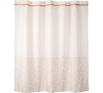 Занавеска для ванной комнаты Moroshka Royal Ascot тканевая, 180x180 см., цвет бежевый 922-301-01