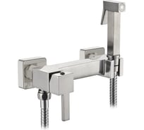 Смеситель для биде Ledeme картридж 25 мм., с гигиеническим душем, сатин L5398A-7 808465