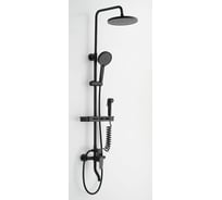 Душевая система cо смесителем для ванны/душа Melodia della vita Jazz 4в1 MSC00107C_bk чёрный 14525