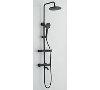 Душевая система c термостатическим смесителем для ванны/душа Melodia della vita Salsa 3в1 MSC00109C_bk чёрный 14527