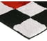 Мягкий коврик для ванной комнаты Moroshka Race 50x80 см., цвет белый черный 914-303-01 2