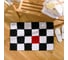 Мягкий коврик для ванной комнаты Moroshka Race 50x80 см., цвет белый черный 914-303-01 4