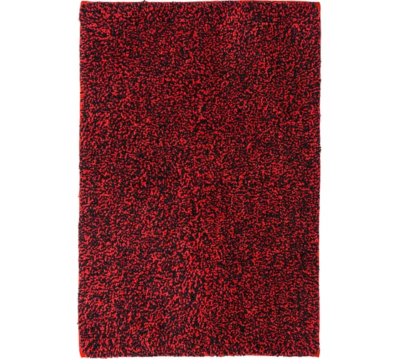 Мягкий коврик для ванной комнаты Moroshka Graffity 40x60 см., цвет красный черный 916-303-01