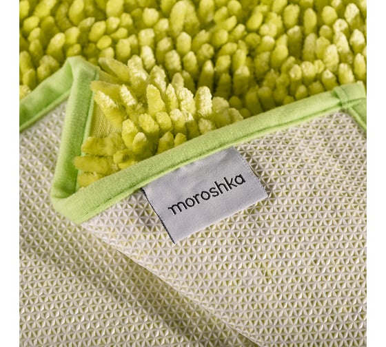 Мягкий коврик для ванной комнаты Moroshka Bright Colors 40x60 см., цвет зеленый 917-303-01