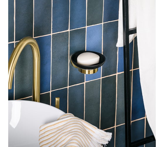 Настенная мыльница Moroshka Oro Nero 925-113-01