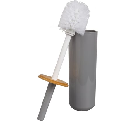 Ерш сантехнический Аквалиния Gray пластик бамбук PS0112MA-TOH