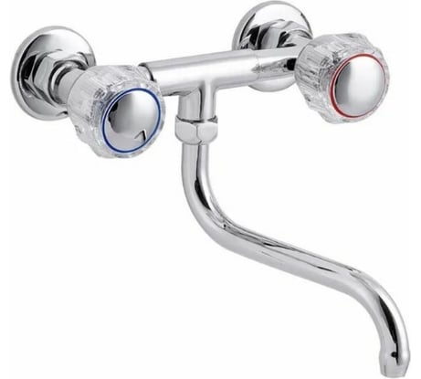 Смеситель для кухни ПрофСан ПСМ настенный, без аэратора тип ГОСТ См-МДРНр PSM-108-65