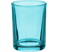 Стакан для зубных щеток Moroshka Bright Colors 8x8х10,5 см., цвет бирюзовый 917-312-02