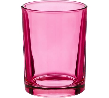 Стакан для зубных щеток Moroshka Bright Colors 8x8х10,5 см., цвет розовый 917-312-04