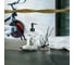 Стакан для зубных щеток Moroshka Graffity 8x8х10,5 см., цвет прозрачный 916-312-02 4