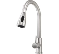 Cмеситель для кухни stMIRA высокий, нержавеющая сталь, диаметр картриджа 35 6091