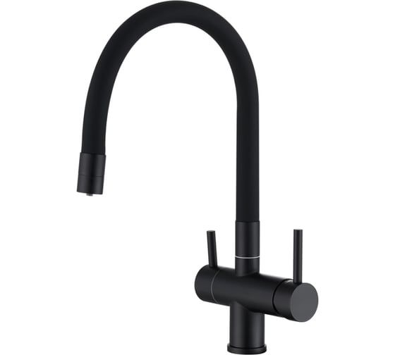 Кухонный смеситель EMAR ЕС - 3015 black 1
