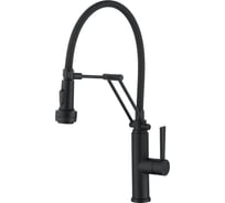 Кухонный смеситель EMAR из нержавеющей стали ЕСВ 7012 Black