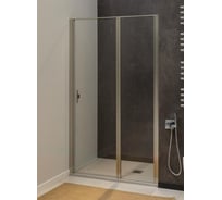 Душевая дверь ALLEN BRAU PRIORITY Optiwhite Easyclean серебро браш 3.31026.BA 00294055