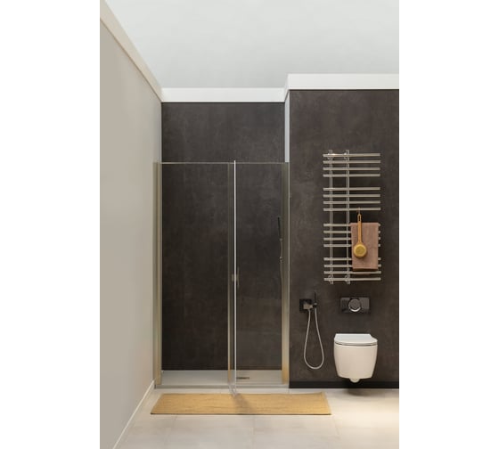 Душевая дверь ALLEN BRAU PRIORITY Optiwhite Easyclean серебро браш 3.31035.BA 00294064
