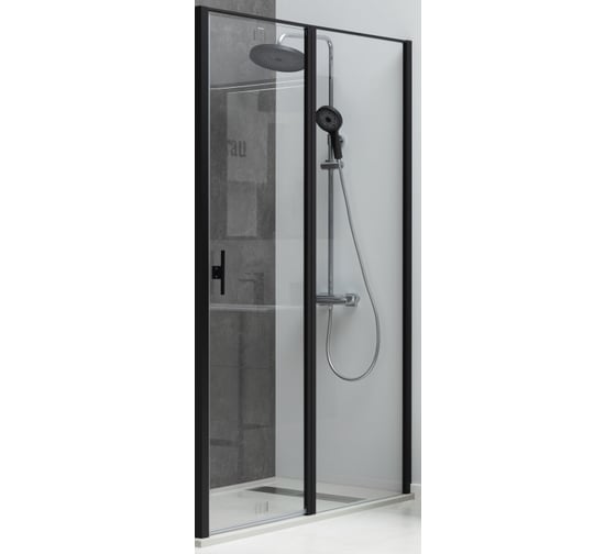 Душевая дверь ALLEN BRAU PRIORITY Optiwhite Easyclean черный браш 3.31036.BBA 00294065