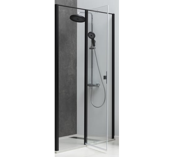 Душевая дверь ALLEN BRAU PRIORITY Optiwhite Easyclean черный браш 3.31036.BBA 00294065