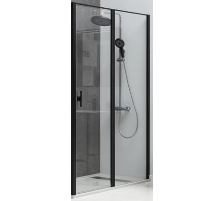 Душевая дверь ALLEN BRAU PRIORITY Optiwhite Easyclean черный браш 3.31039.BBA 00294068