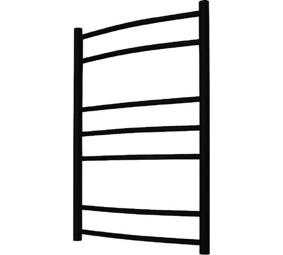 Водяной полотенцесушитель MELODIA Classica Eco 50x80 П7_2 3 2 чёрный MTRCO5080_bk 49486