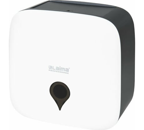 Диспенсер для туалетной бумаги LAIMA ULTRA PROFESSIONAL (Система T2), малый, белый, ABS-пластик 606835