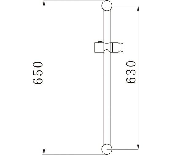 Душевая штанга AV Engineering AVSSS-055