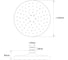 Верхний душ AV Engineering круглый 230x230 мм AVSSS-058 5