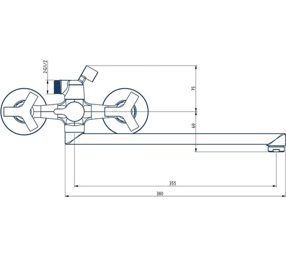Смеситель для ванны и душа ESKO ZURICH ZH 31