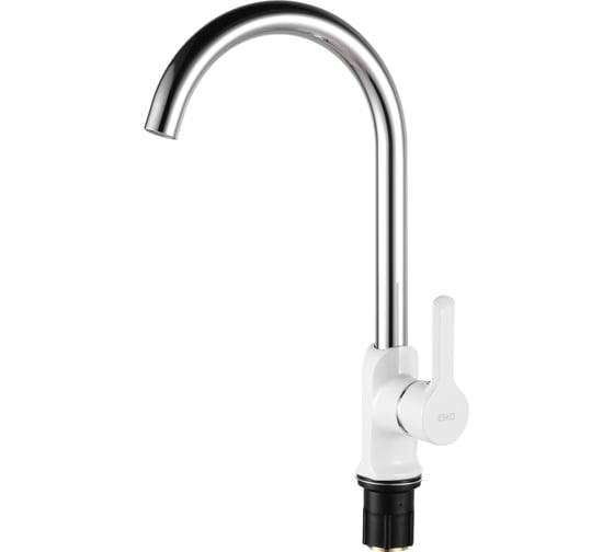Смеситель для кухни ESKO Sorrento white высокий, поворотный SR 519W