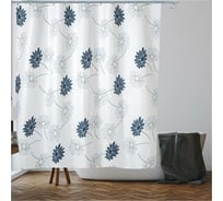 Шторка для ванной PERFECTO LINEA Harmony 180x180 см, цветы 36-118015