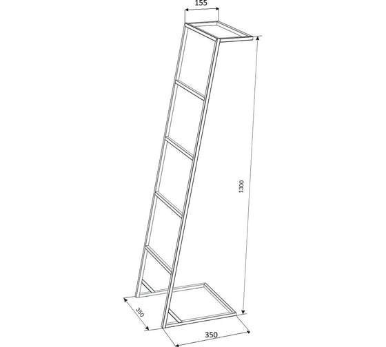 Полотенцедержатель 1Marka Grunge Loft 130x35Н Ц0000012508