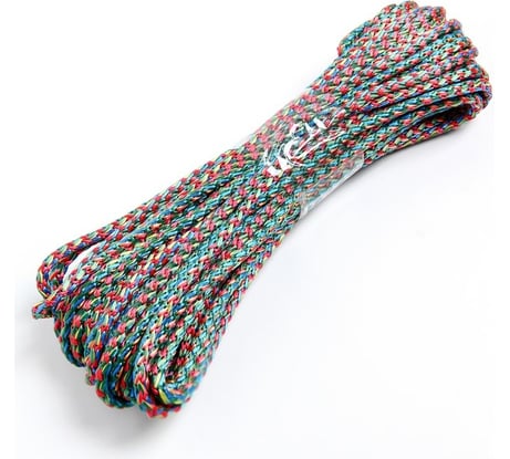 Веревка бельевая ТПК Сигма хозяйственный, бельевой шнур, вязаный с сердечником, полипропиленовый 6 мм X 25 м ШВХС221