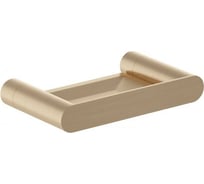 Мыльница Nofer Verona металлическая золотая 16875.G