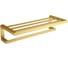 Полка для полотенец Nofer Capri из алюминия, золото 16223.G 1