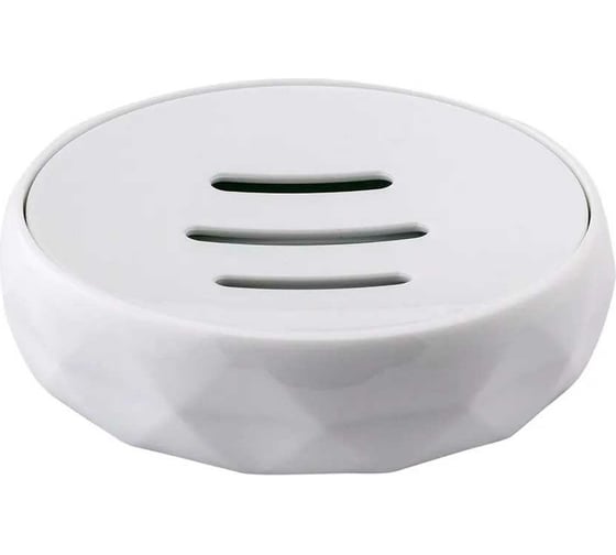 Мыльница Swensa GRENA белый, пластик SWP-7023WHT-04 1