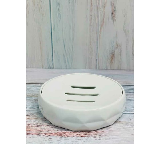 Мыльница Swensa GRENA белый, пластик SWP-7023WHT-04