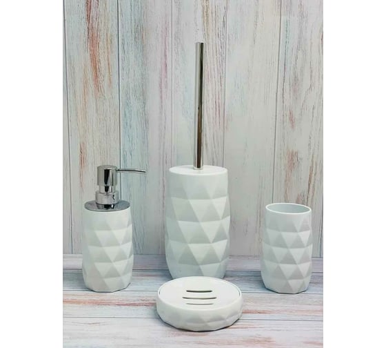 Мыльница Swensa GRENA белый, пластик SWP-7023WHT-04