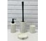 Стакан Swensa NORDEN белый/черный, пластик SWP-7024BLK-03 2