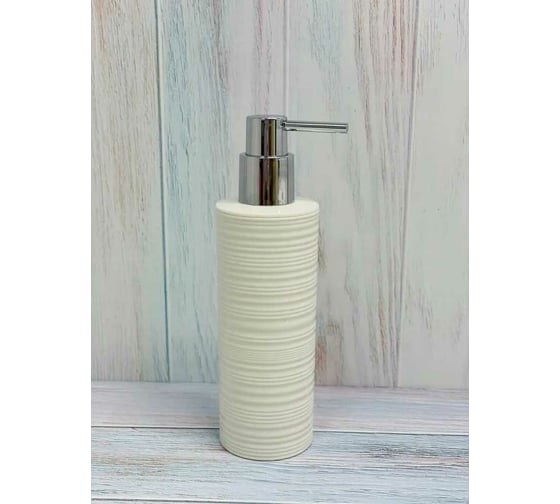 Дозатор жидкого мыла Swensa ASSEN белый, пластик SWP-7025WHT-01