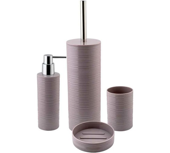 Стакан Swensa ASSEN серо-сиреневый, пластик SWP-7025CLG-03