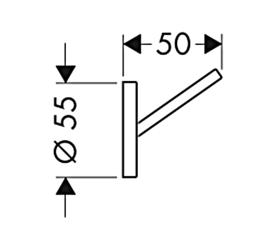 Крючок (хром) AXOR 40837000