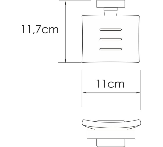 Мыльница WasserKraft Rhin K-8729